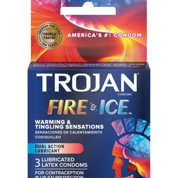 Trojan Fire & Ice Condoms - Box of 3