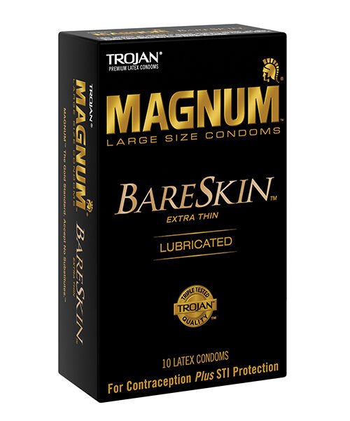 Trojan Magnum Bareskin Condoms - Box of 10
