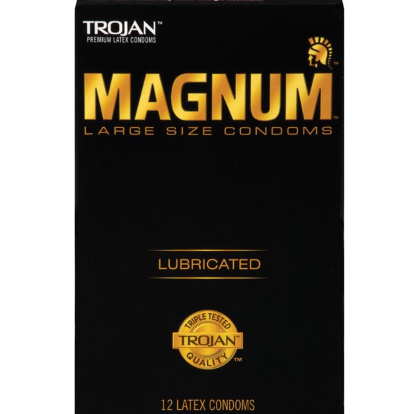 Trojan Magnum Condoms - Box of 12
