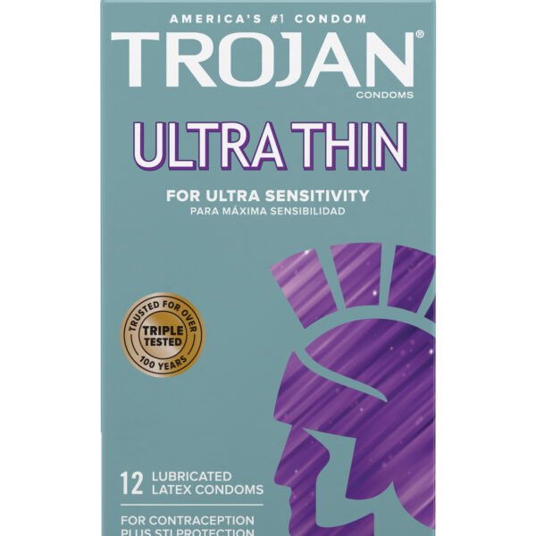 Trojan Ultra Thin Condoms - Box of 12