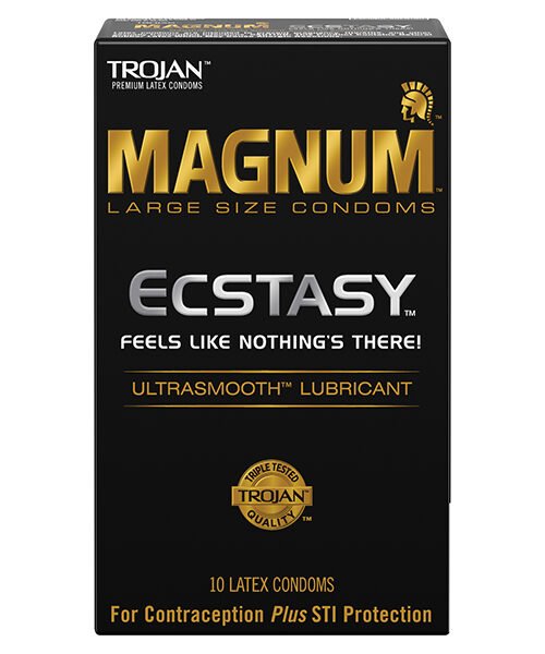 Trojan Magnum Ecstasy Condoms - Box of 10