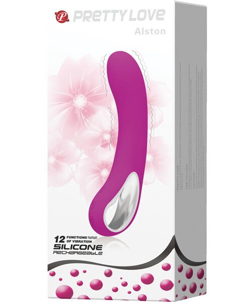 Pretty Love Alston 12 Function Vibrator w/Handle - Fuchsia