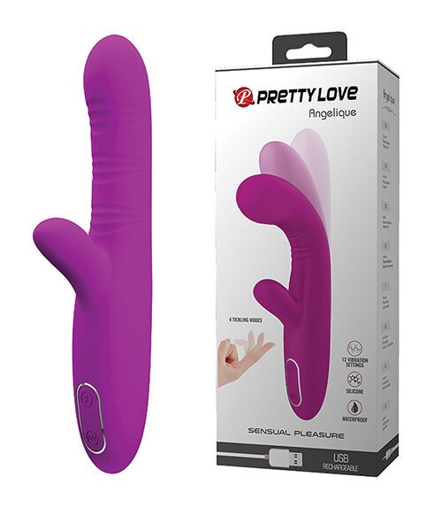 Pretty Love Angelique Come Hither Rabbit - Fuchsia