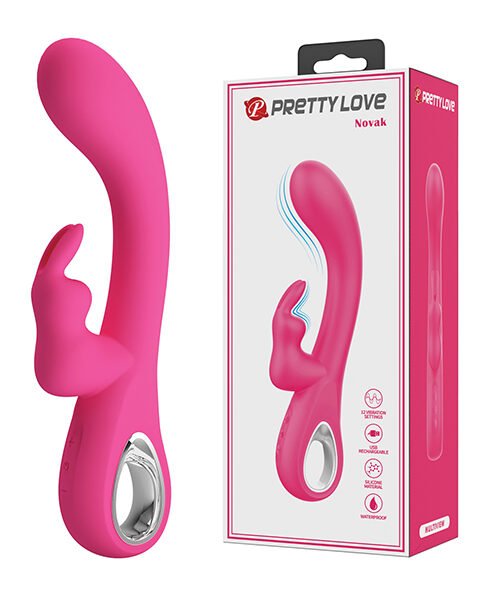 Pretty Love Novak Handle Rabbit w/Bunny - Pink