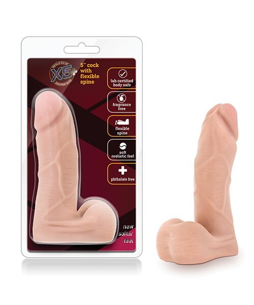 Blush X5 Plus 5" Cock w/Flexible Spine