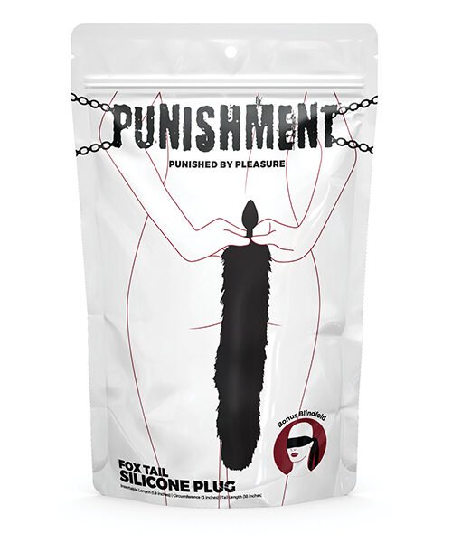 Punishment Fox Tail Plug - Black