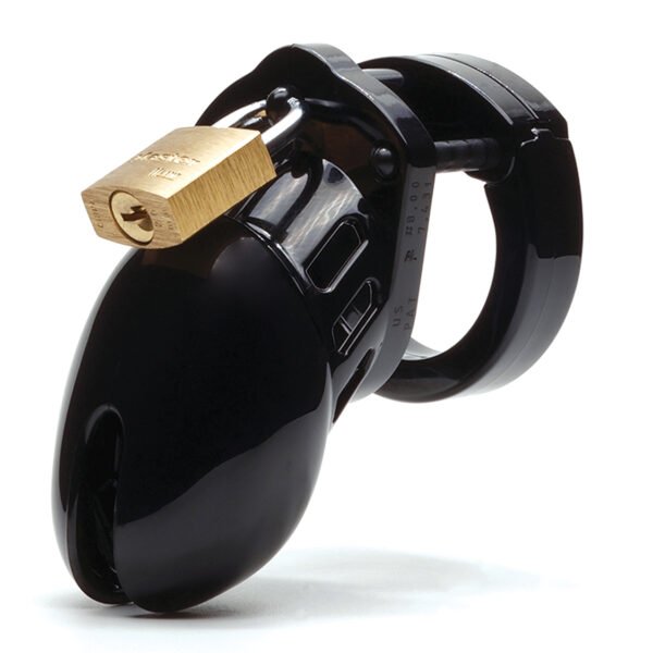 CB-6000S 2 1/2" Cock Cage & Lock Set - Black