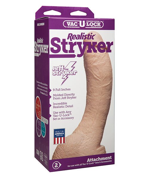 Vac-U-Lock 9" Stryker Realistic - White