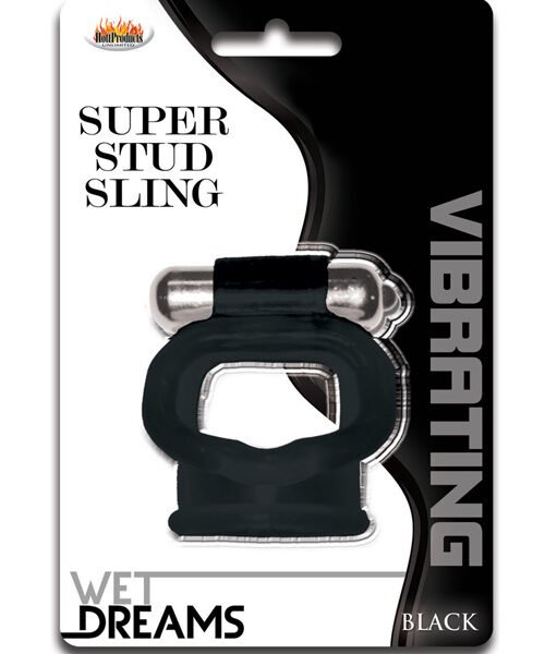 Wet Dreams Super Stud Sling - Black