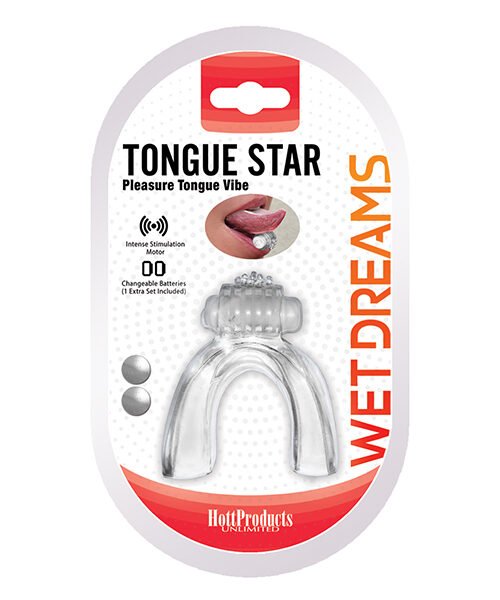 Wet Dreams Tongue Star Vibe - Clear