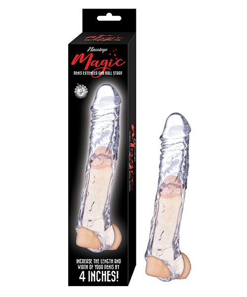 Magic Penis Extender & Ball Strap 7.5" - Clear