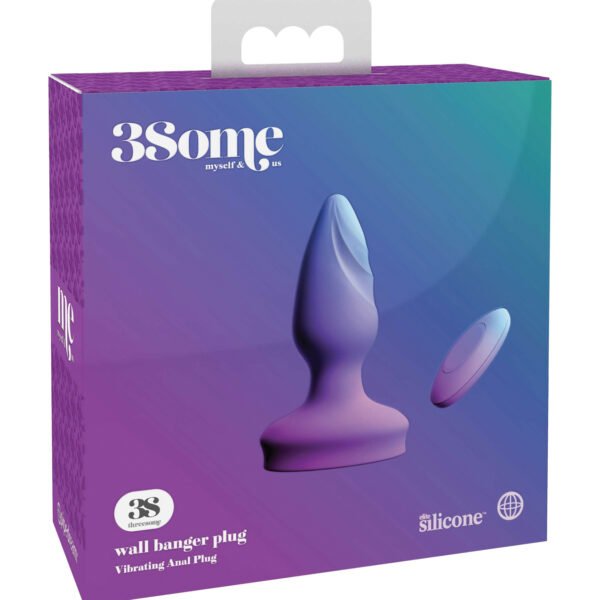 Threesome Wall Banger Plug - Purple