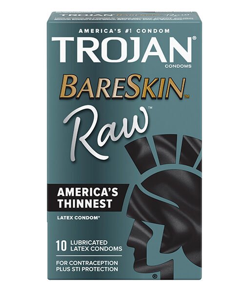 Trojan BareSkin Raw Condoms - Pack of 10