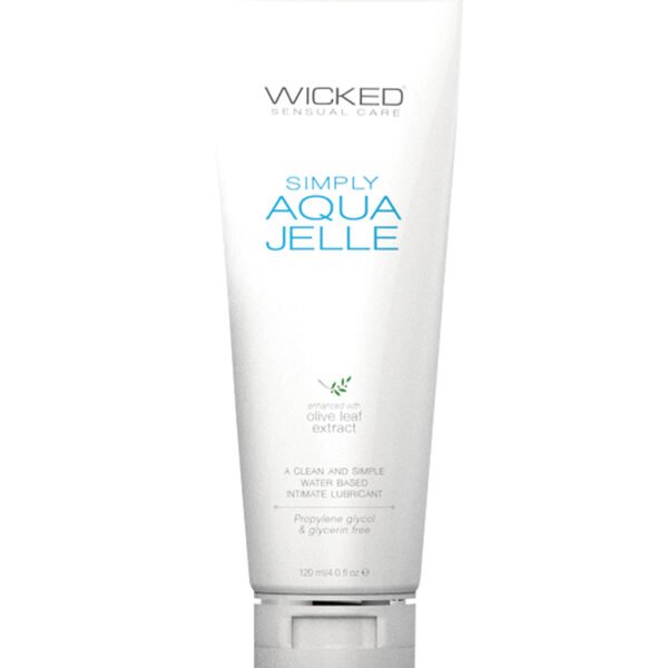 Wicked Sensual Care Simply Aqua Jelle Waterbased Lubricant - 4 oz