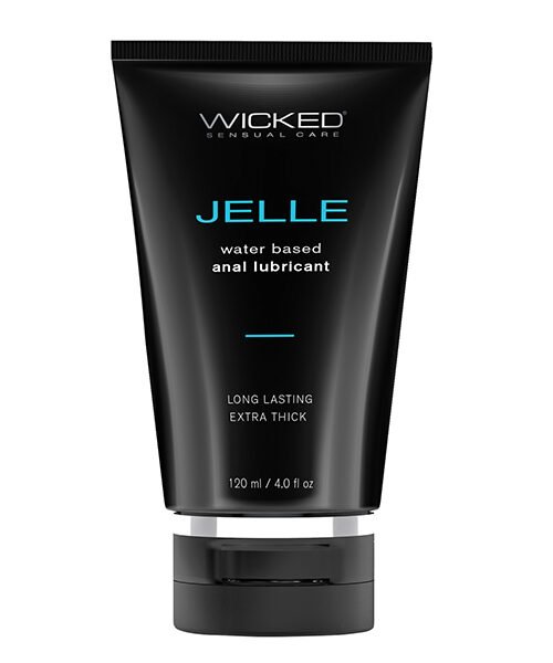 Wicked Sensual Care Jelle Waterbased Anal Lubricant - 4 oz Fragrance Free