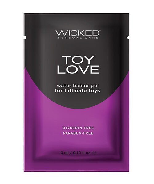 Wicked Sensual Care Toy Love Water Based Lubricant - .1 oz Fragrance Free