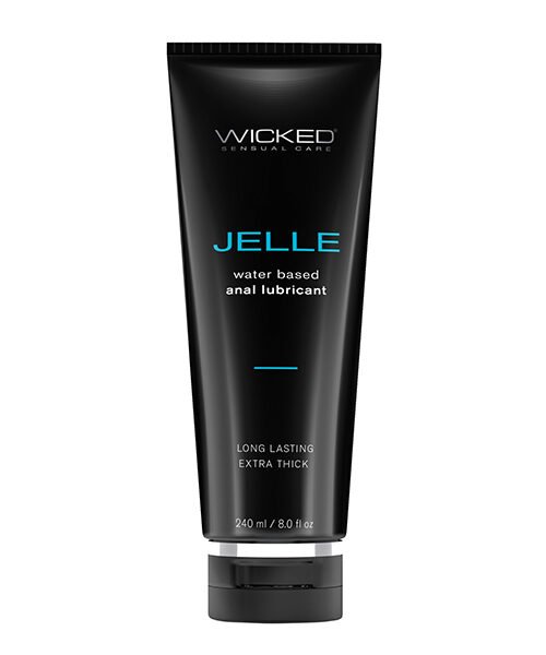 Wicked Sensual Care Jelle Water Based Anal Lubricant - 8 oz Fragrance Free