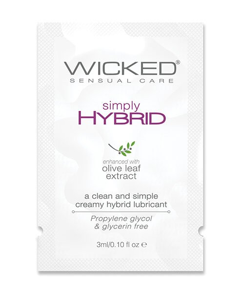 Wicked Sensual Care Simply Hybrid Lubricant - .1 oz
