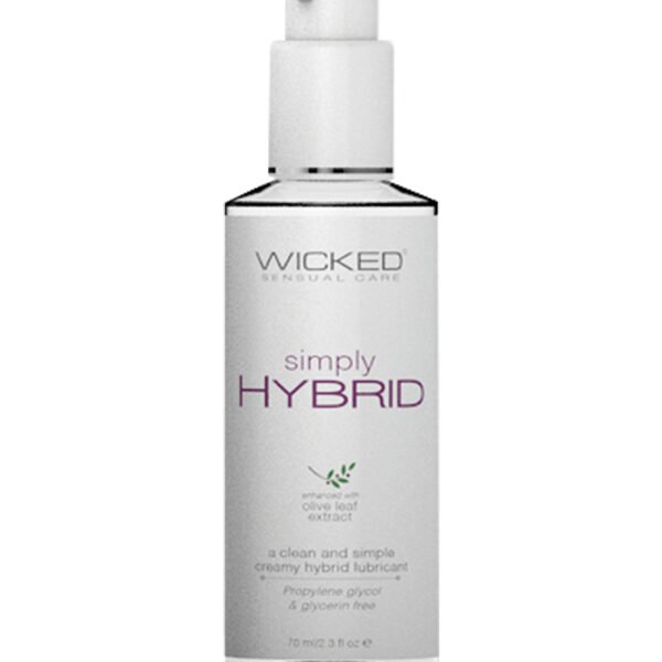 Wicked Sensual Care Simply Hybrid Lubricant - 2.3 oz