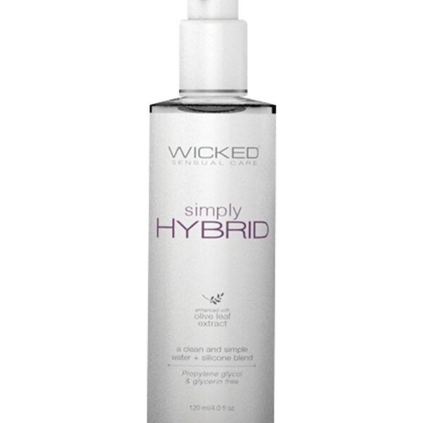 Wicked Sensual Care Simply Hybrid Lubricant - 4 oz
