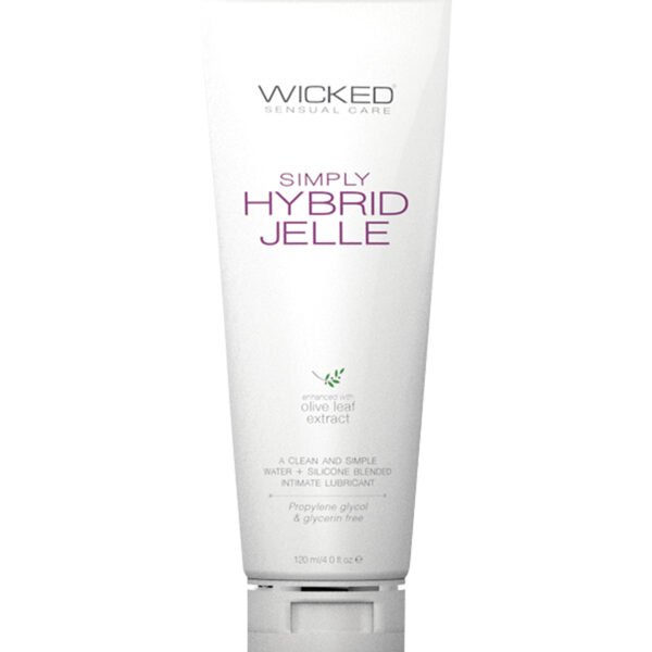 Wicked Sensual Care Simply Hybrid Jelle Lubricant - 4 oz